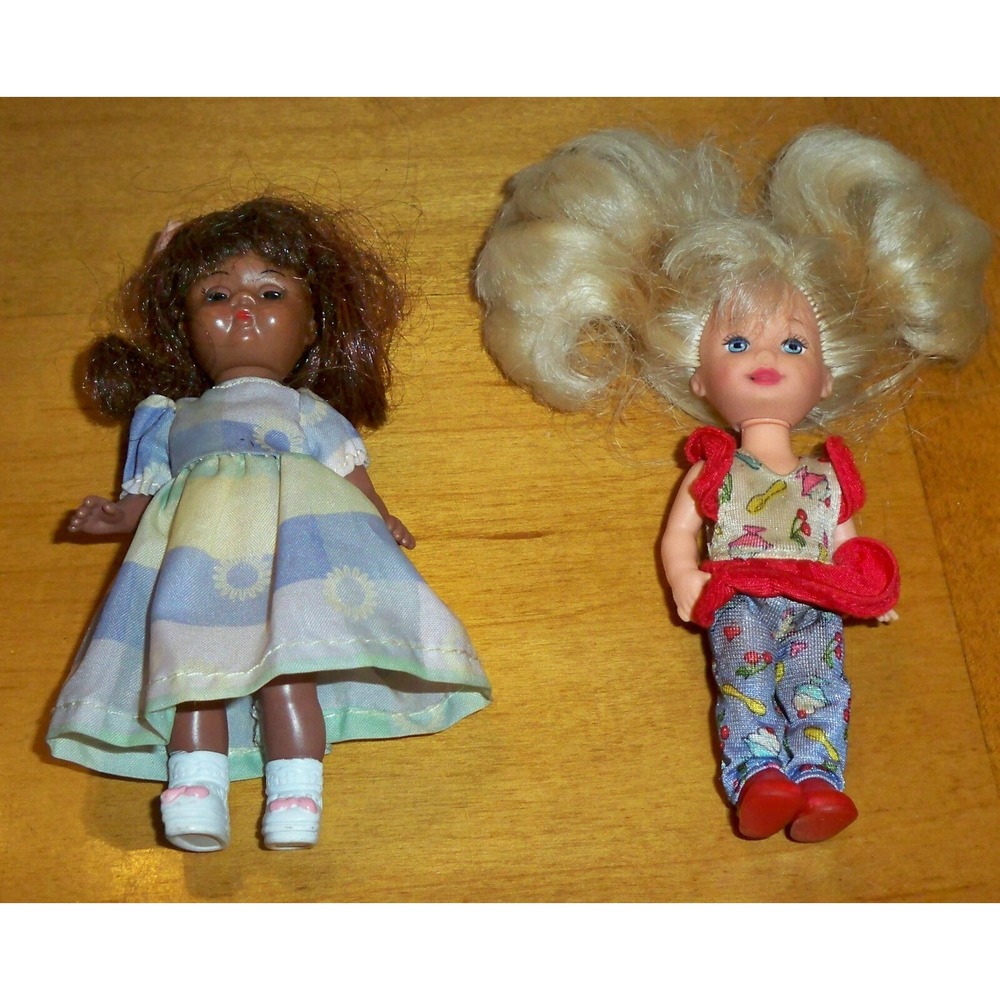 Lot 2 dolls 1999 Barbies Eatin Fun Kelly and 2005‎ McDonalds Jump Rope Alexander